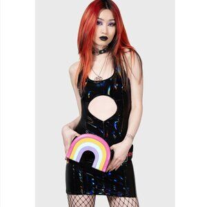 NWT Killstar Electric Rainbow Waistbag